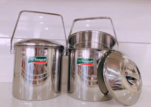 Cà mèn 1 ngăn có quai xách 15cm (15x16x27cm), Mã số: 100351115