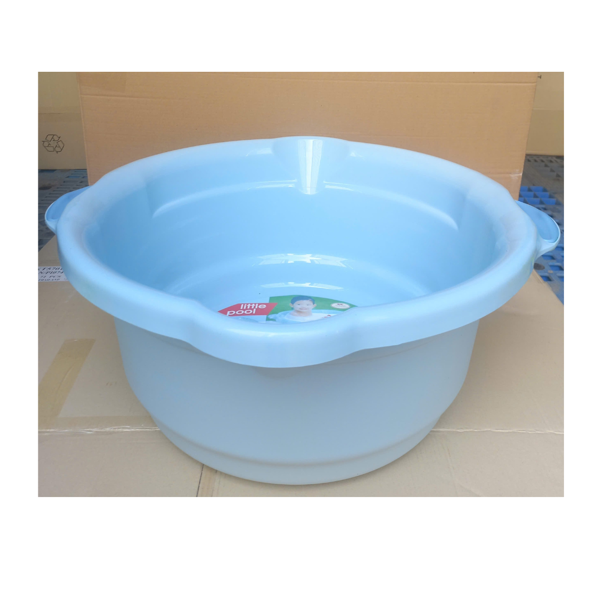 Chậu nhựa màu có quai 48 lít (60x28cm), Mã số: PN6006-PP