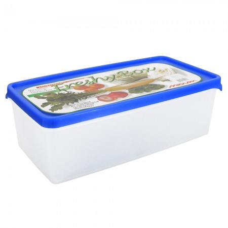 Hộp đựng thực phẩm kháng khuẩn dùng trong tủ lạnh & LVS 6000ml (19.5x 37.5x 13cm), Mã số: 5048