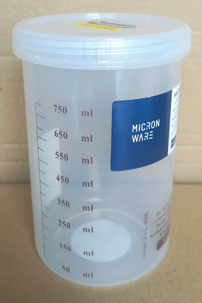 Hộp đựng thực phẩm, gia vị (kháng khuẩn & chia vạch tiện lợi) 900ml (10x15.5cm), Mã số: 5634
