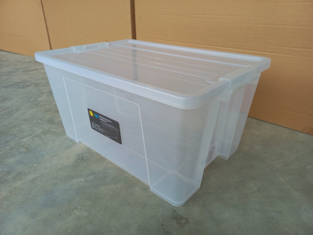 Thùng đựng đồ đa năng không trầy xước 40 lít (55x38x28cm), Mã số: 6653