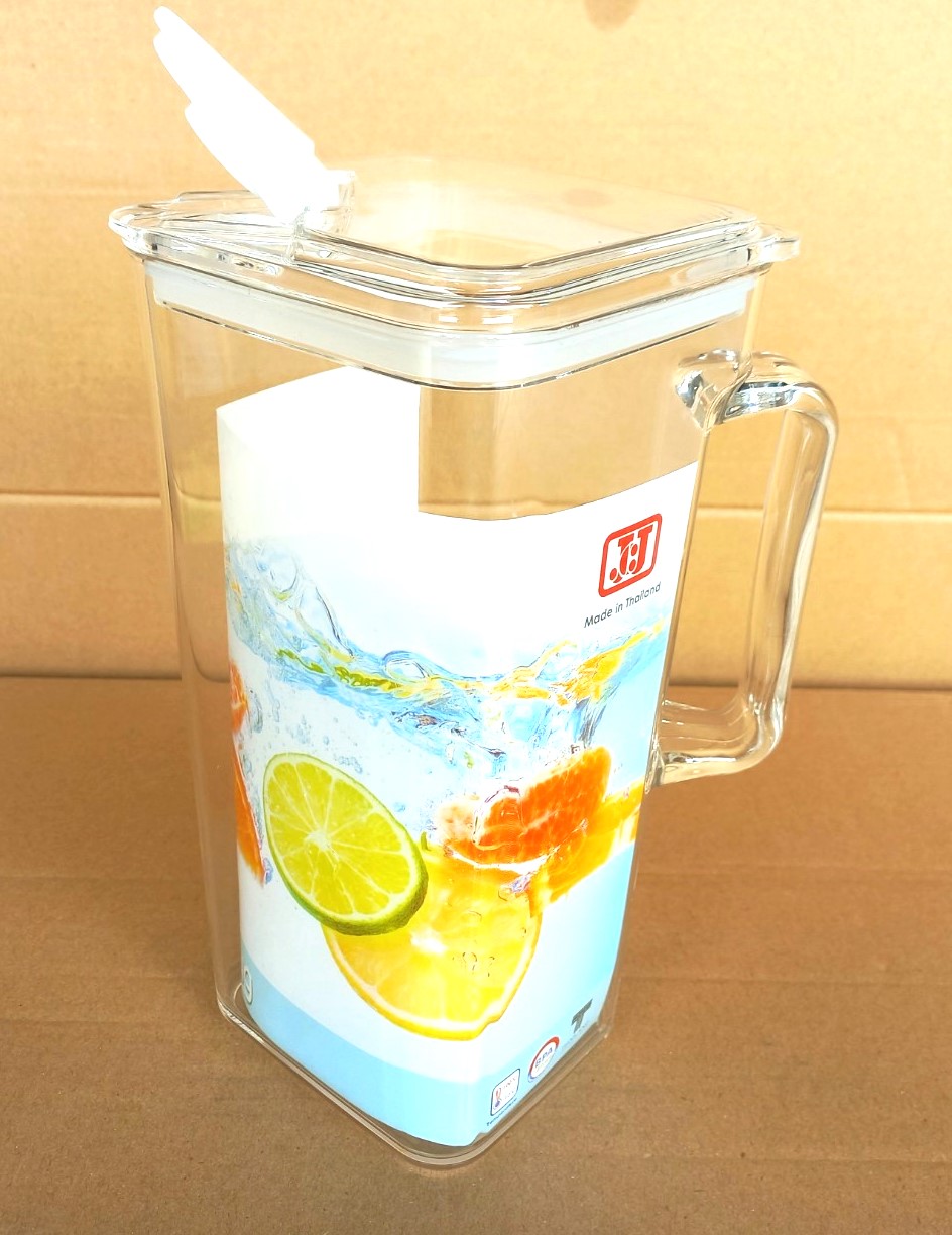 Ca đựng nước nhựa trong 1,9 lít (11x16.5x22.5cm), Mã số: JCJ-1307