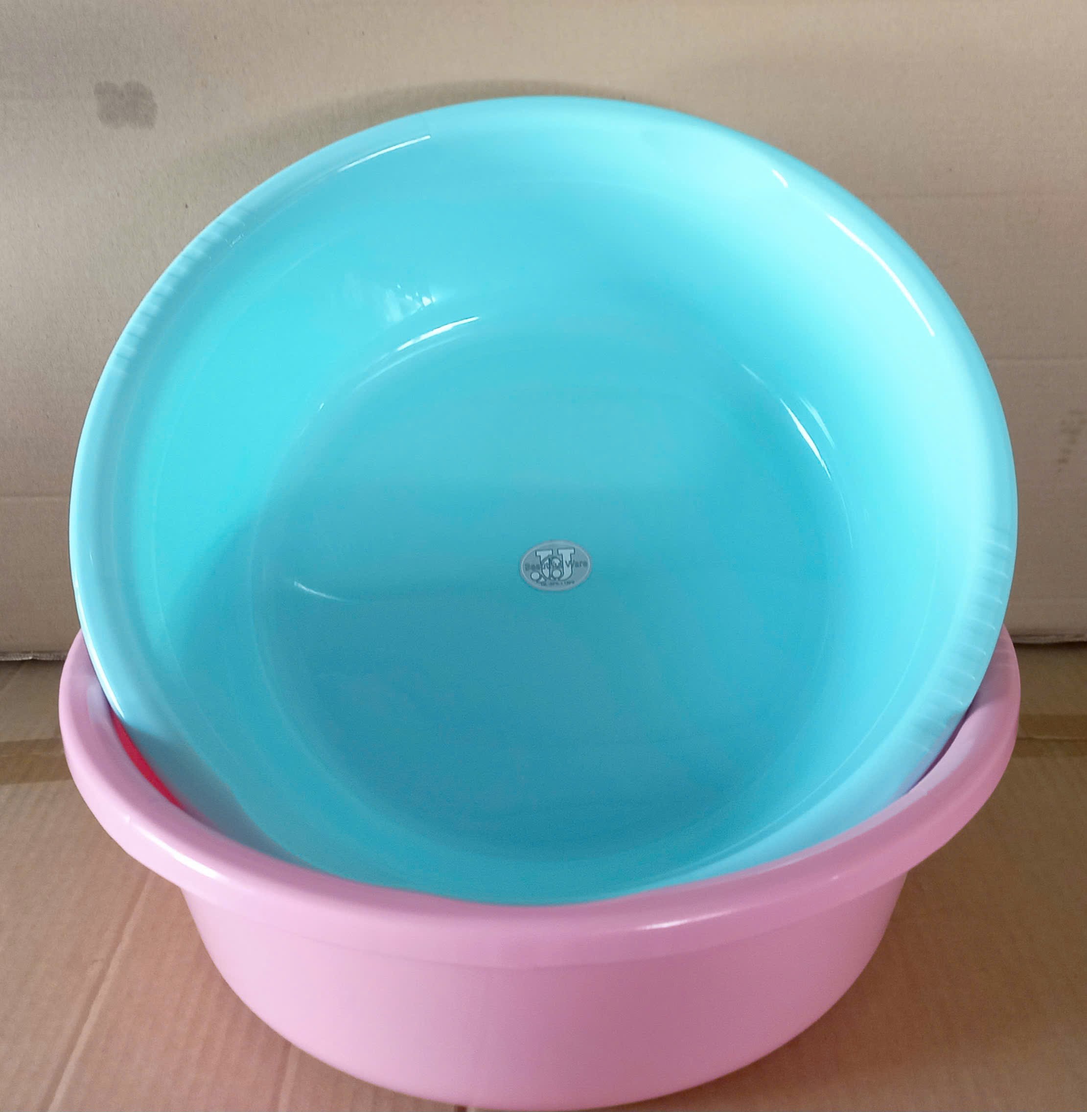 Chậu tròn nhựa màu 10.5 lít (40x13.5cm), Mã số: JCJ-M40CM