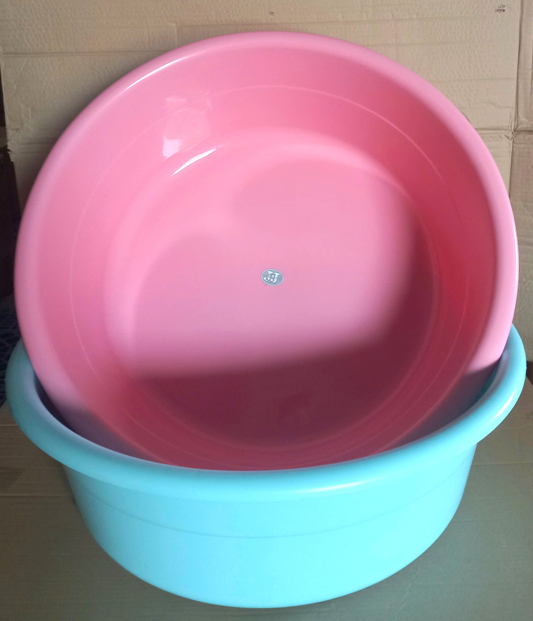 Chậu tròn nhựa màu 52 lít (65x21cm), Mã số: JCJ-M65CM