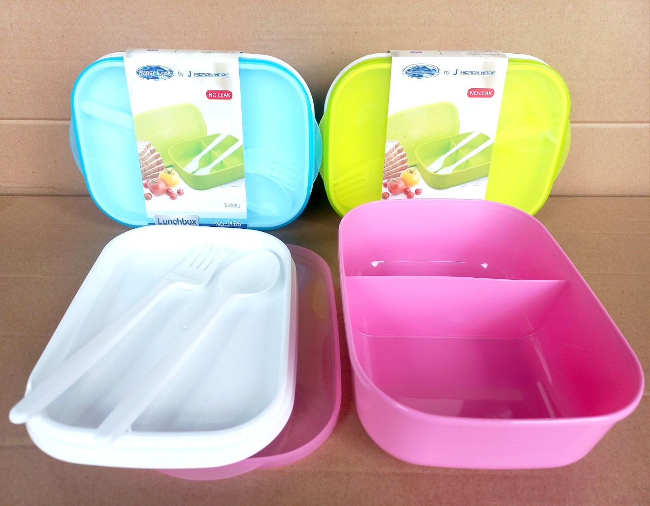 Hộp đựng cơm văn phòng 1050ml (14.5x22.2x6.7cm), Mã số 9188