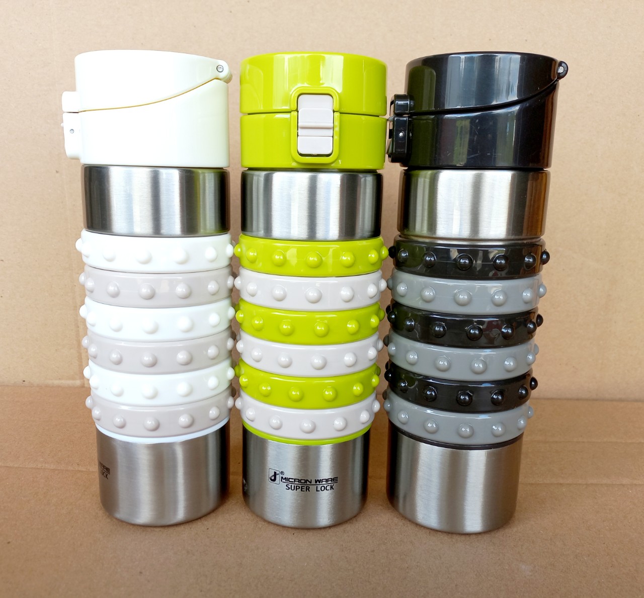 Bình nước giữ nhiệt (nóng & lạnh) 340ml (7.4x21.8cm), mã số 5273