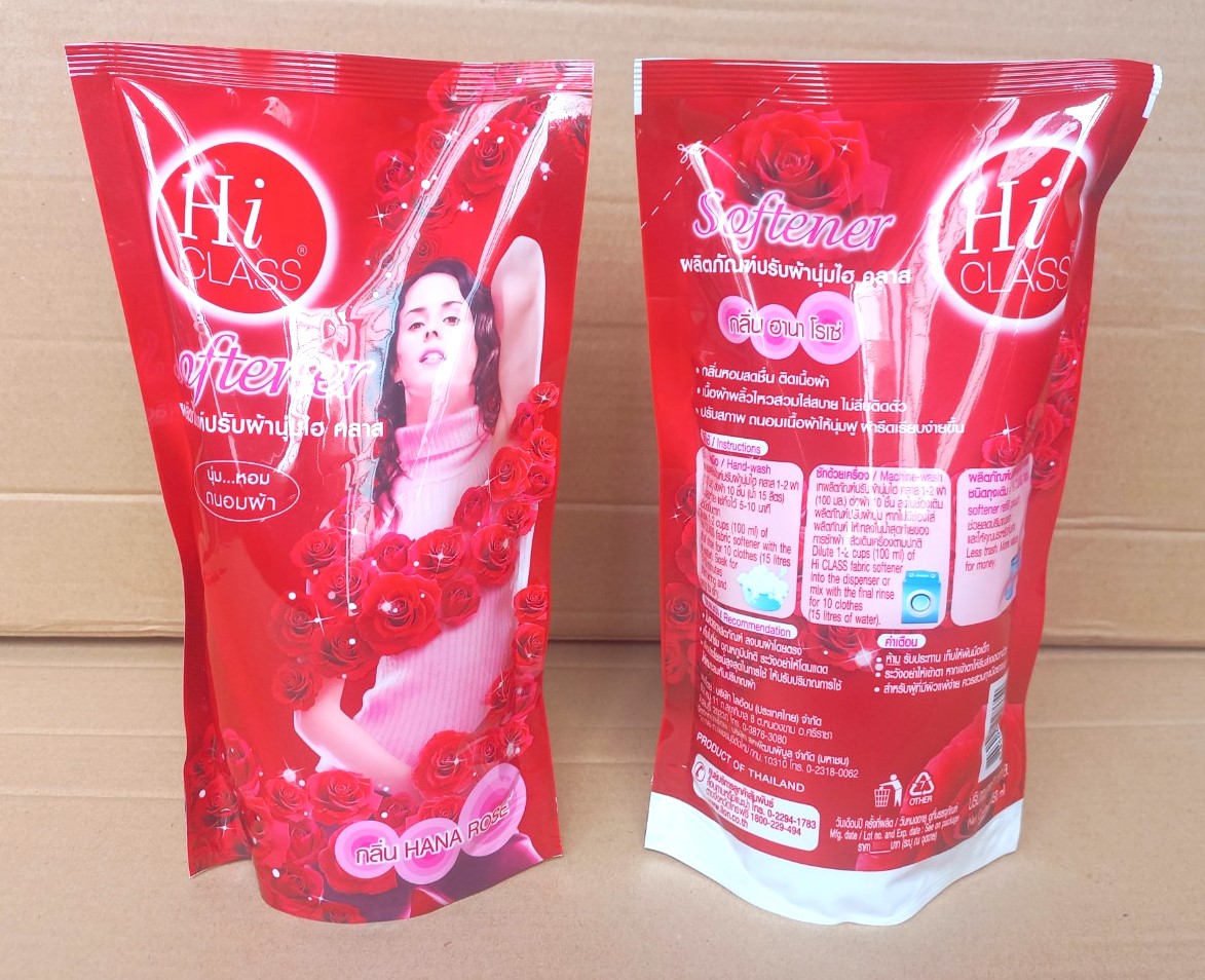 Nước xã mềm vải Hiclass 450ml hương hoa hồng (Hana rose), Mã số: 8850002028654