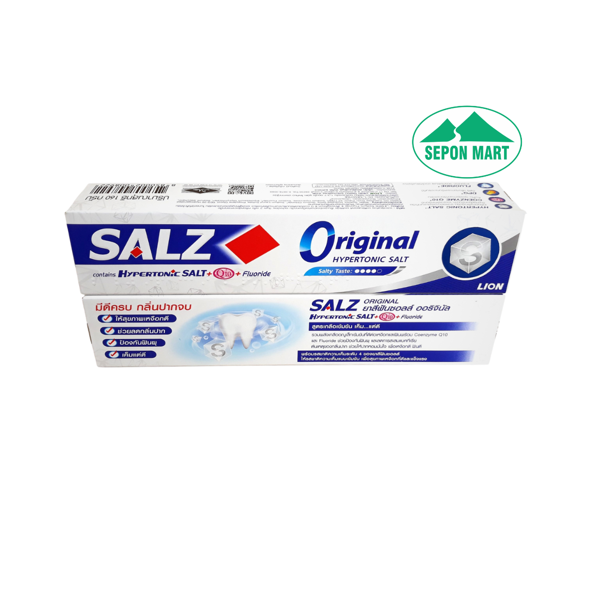 Kem đánh răng SALZ 140g (Original - T/C muối), Mã số: 8850002008922