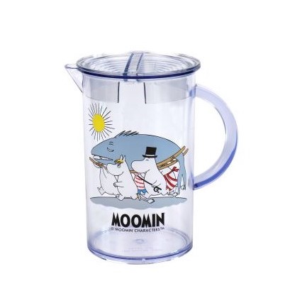 Ca đựng nước nhựa trong Moomin 1,75 lít (13x21cm), mã số: MM-5538