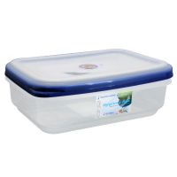Hộp đựng thực phẩm kháng khuẩn dùng trong tủ lạnh & LVS 1350ml (14.5x 21x7.5cm), Mã số: DW5035