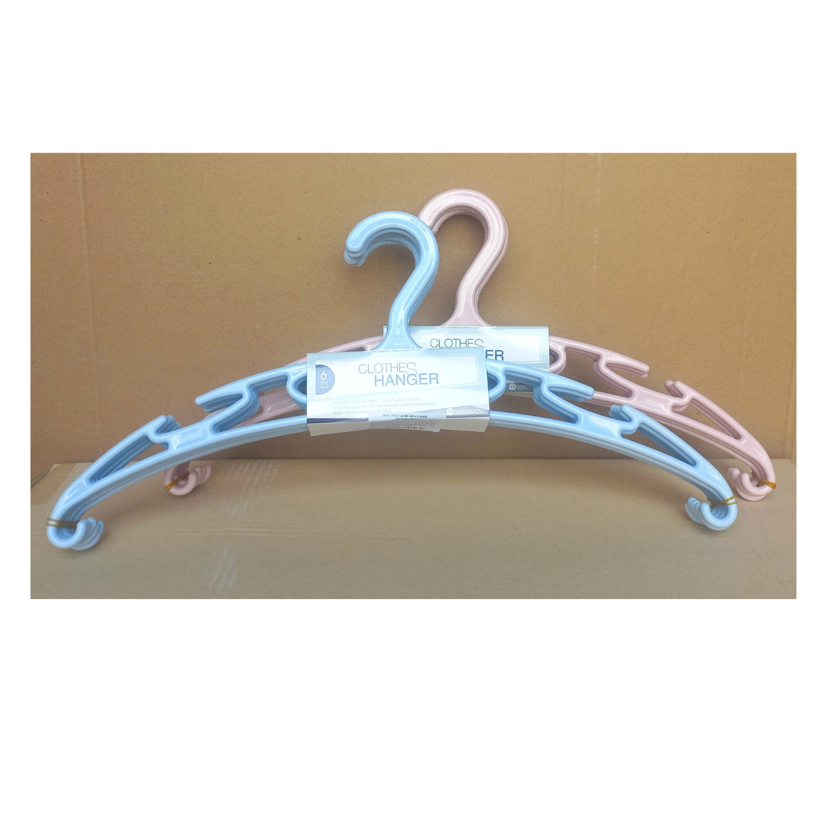 Móc treo quần áo 6 cái/bộ (43x4.5x21.5cm), mã số: PN751X6-P2