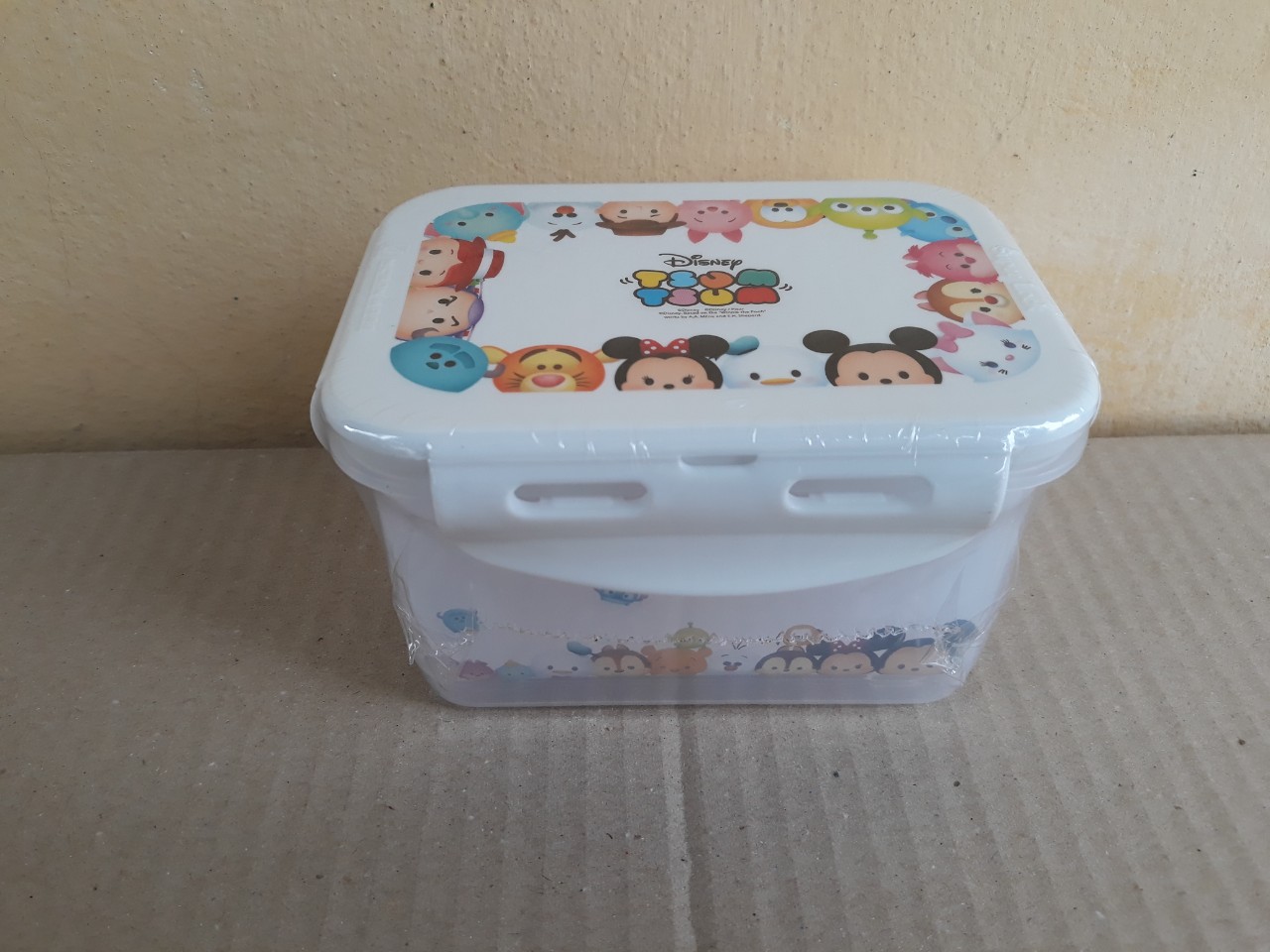 Hộp đựng thực phẩm có nắp khóa dùng trong tủ lạnh & LVS 650ml (11x14x8cm), Mã số: TT-6124