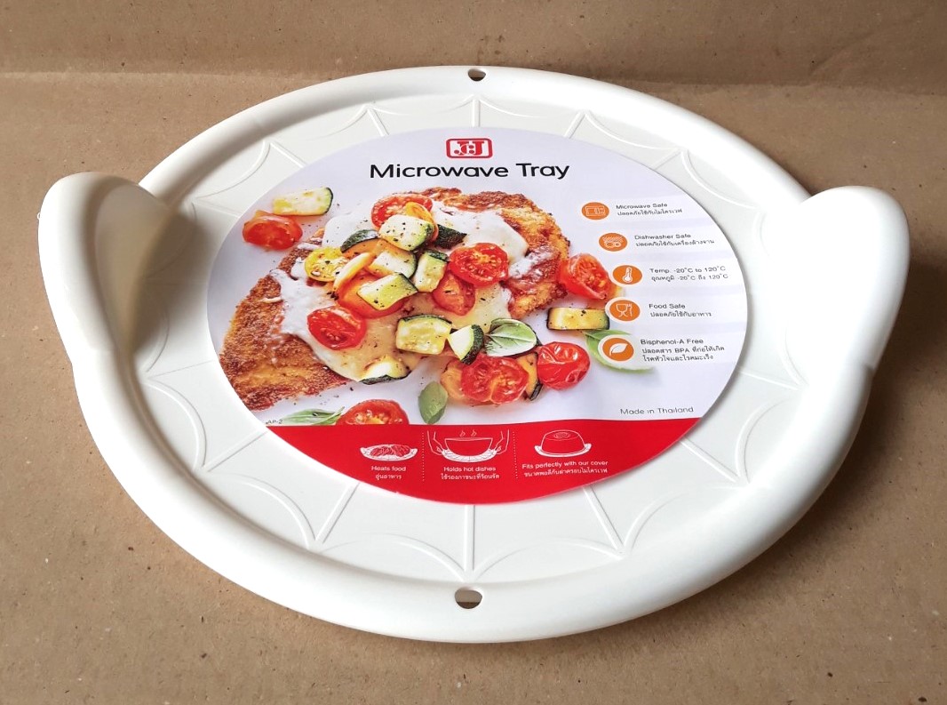 Khay dùng cho lò vi sóng cỡ vừa (27.5x29x4.5cm), Mã số: JCJ - 4645