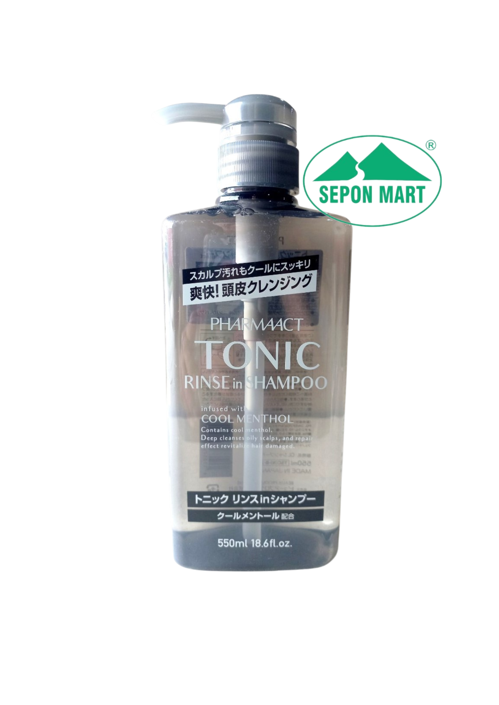 Dầu gội xả trị gàu cho nam Tonic Pharmaact 550ml, Mã số: 4513574037571