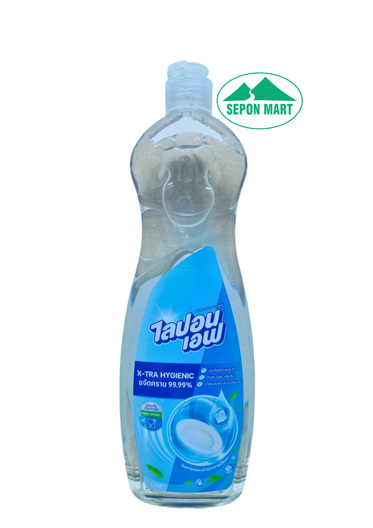 Nước rửa chén bát không mùi (diệt khuẩn & siêu sạch) Lipon F X-TRA HYGIENIC - chai 485ml