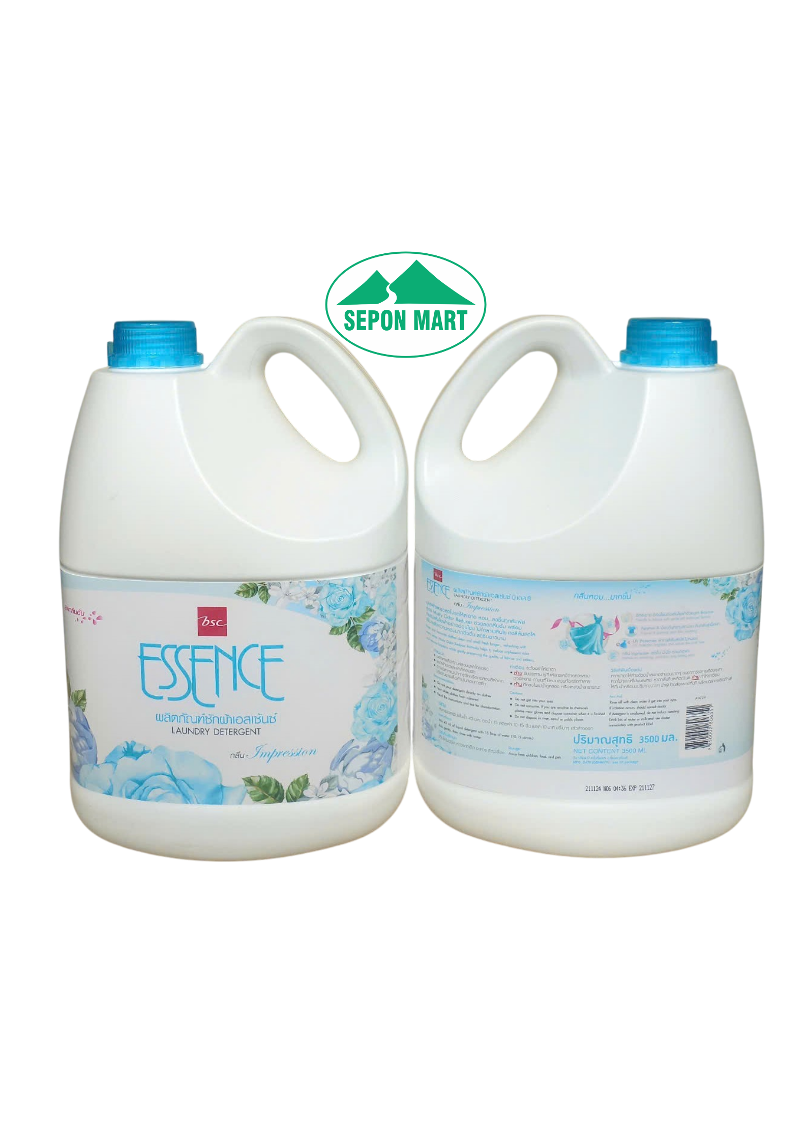Nước giặt ESSENCE 3000ml (Impression - xanh), Mã số: 8850002807402