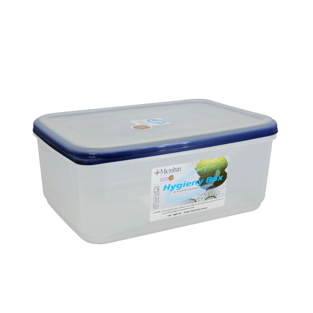 Hộp đựng thực phẩm kháng khuẩn dùng trong tủ lạnh & LVS 2800ml (17x27.5x10cm), Mã số: DW5038/1