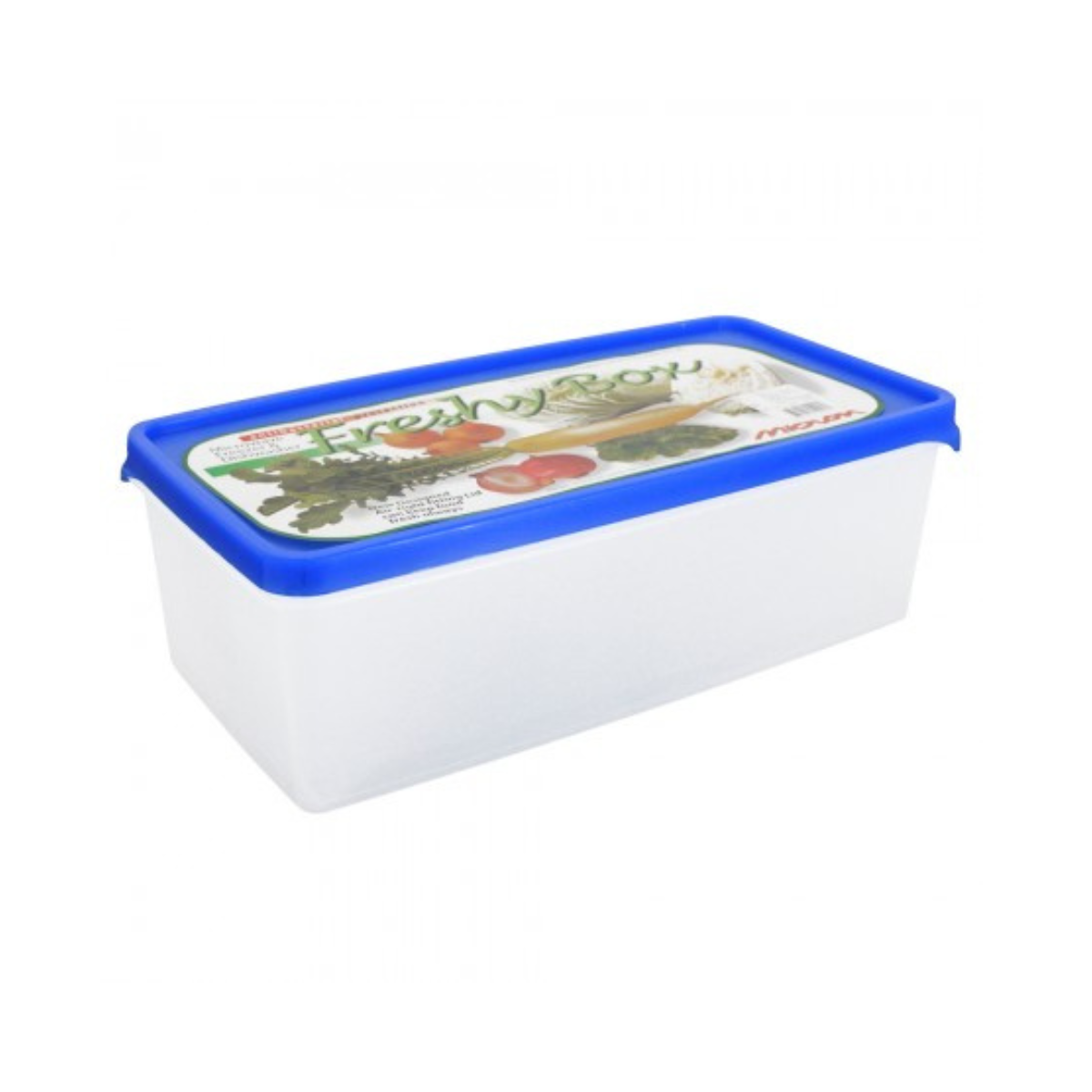 Hộp đựng thực phẩm kháng khuẩn dùng trong tủ lạnh & LVS 6000ml (19.5x 37.5x 13cm), Mã số: 5048