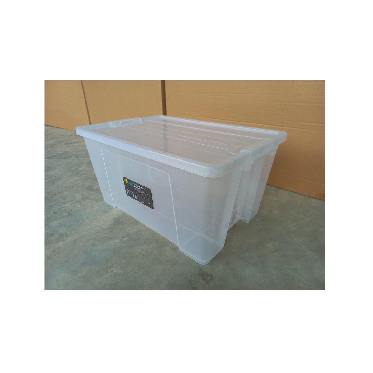 Thùng đựng đồ đa năng không trầy xước 40 lít (55x38x28cm), Mã số: 6653