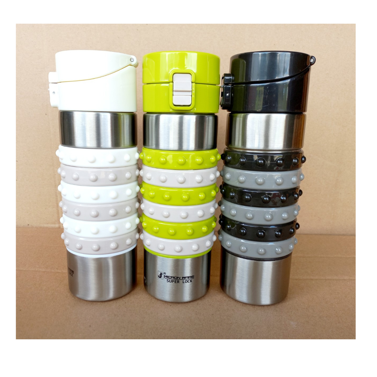 Bình nước giữ nhiệt (nóng & lạnh) 340ml (7.4x21.8cm), mã số 5273