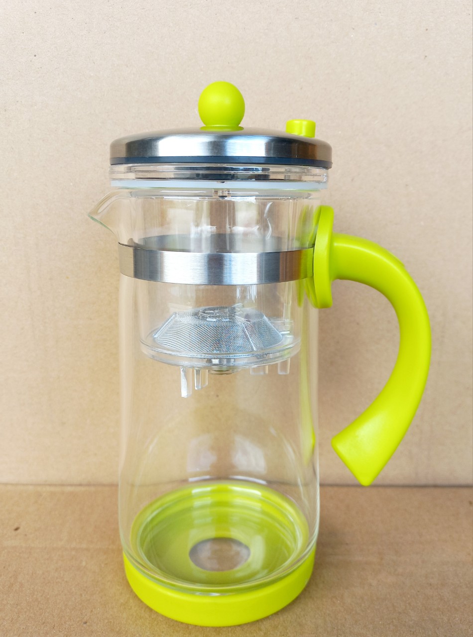 Bình thủy tinh dùng để pha trà 700ml (9x20.4cm), Mã số 5266