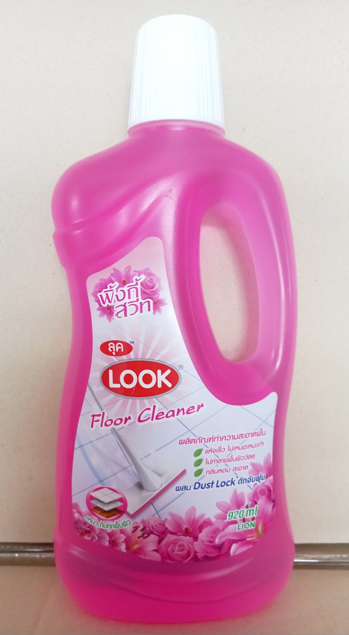 Nước lau sàn nhà Look 920ml (Pinky sweet - hồng), Mã số: 8850002026896