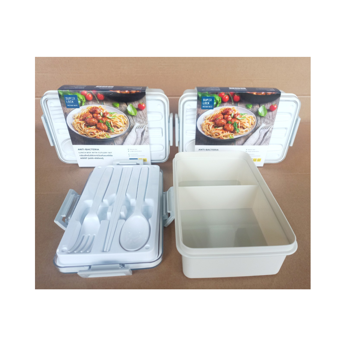 Hộp đựng cơm văn phòng 1000ml (15x21x7.5cm), Mã số: 9197