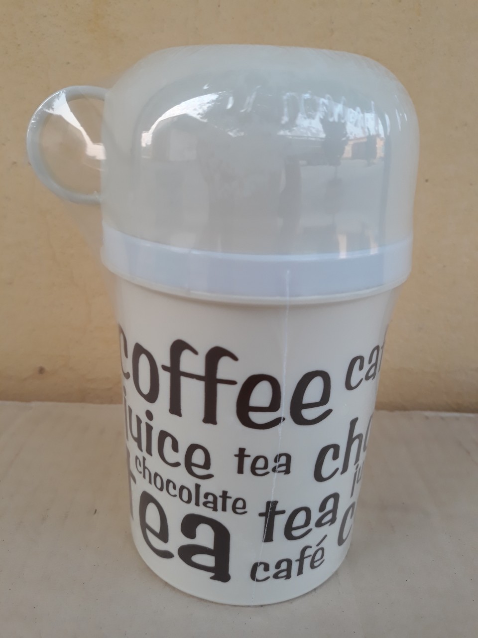 Ca nhựa 2 lớp giữ nhiệt 250ml (14.5x7cm), mã số: PN518A