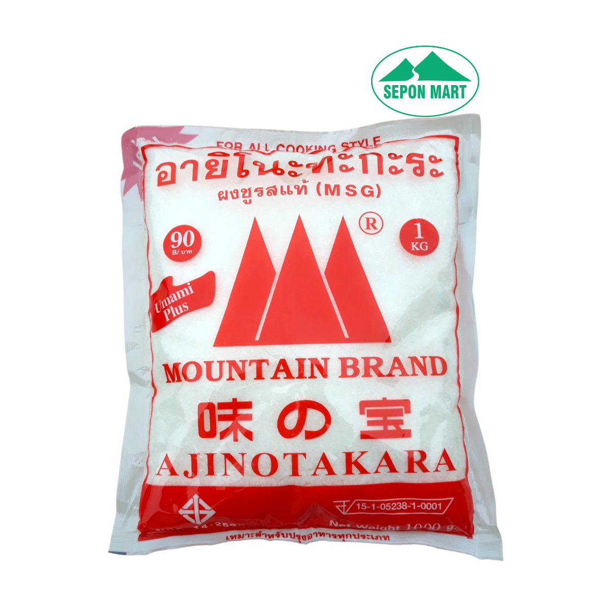 Bột ngọt Thái Lan Ajinotakara 1kg, Mã số: 8851229000058